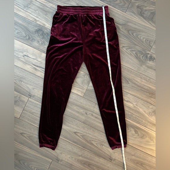 Naked Wardrobe Velvet Touch Set in Burgundy - Picture 6 of 7